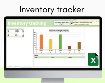 Modèle Excel et Googlesheet de suivi des stocks