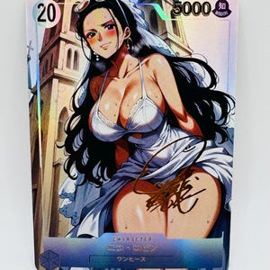 One Piece Göttin Nimmo Robin Hochzeit Spezial Doujin Kawai DIY Anime Karte