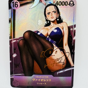 One Piece Göttin Viola Hasenohren Spezielle Doujin Kawai DIY Anime Karte