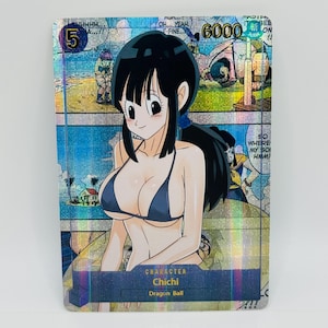 Carte d'anime DIY spéciale Doujin Kawai, Déesse Chichi Manga, Dragonball