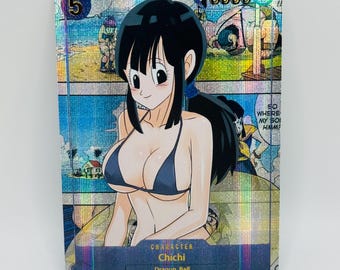 Dragonball Goddess Chichi Manga Special Doujin Kawai DIY Anime Card