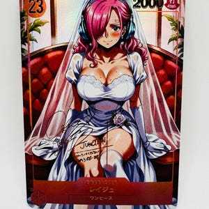 One Piece Göttin Reiju Hochzeit Special Doujin Kawai DIY Anime Karte