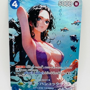 One Piece Goddess Boa Hancock Deepwater Special Doujin Kawai DIY Anime Card