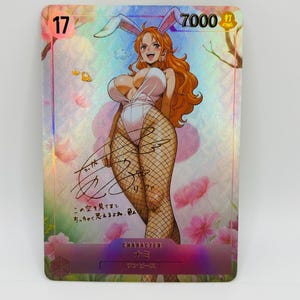 One Piece Göttin Nami #8 Beauty Special Doujin Kawai DIY Anime Karte
