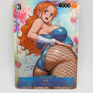 One Piece Göttin Nami #12 Beauty Spezial Doujin Kawai DIY Anime Karte
