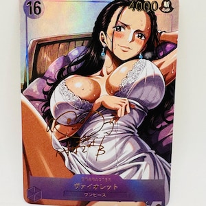One Piece Göttin Viola Hochzeit Special Doujin Kawai DIY Anime Card