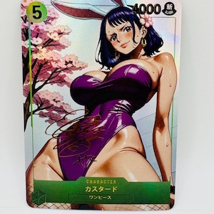 One Piece Göttin Custard Bunny Doujin Kawai DIY Anime Karte