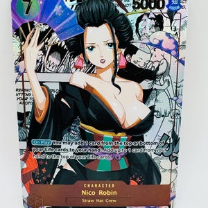 One Piece Göttin Coco Robin #3 Manga Eleganz Doujin Kawai DIY Anime Karte