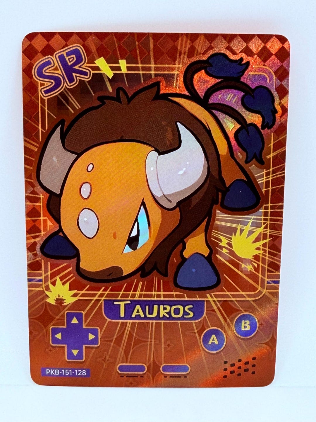 Pokemon Baby Tauros DIY Doujin Kawaii Holo Art Card - Etsy