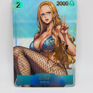 One Piece Göttin Khalifa #2 Doujin Kawai Anime Karte zum Selbermachen