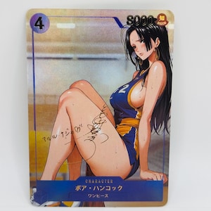 One Piece Goddess Boa Hancock #4 Beauty Special Doujin Kawai DIY Anime Card
