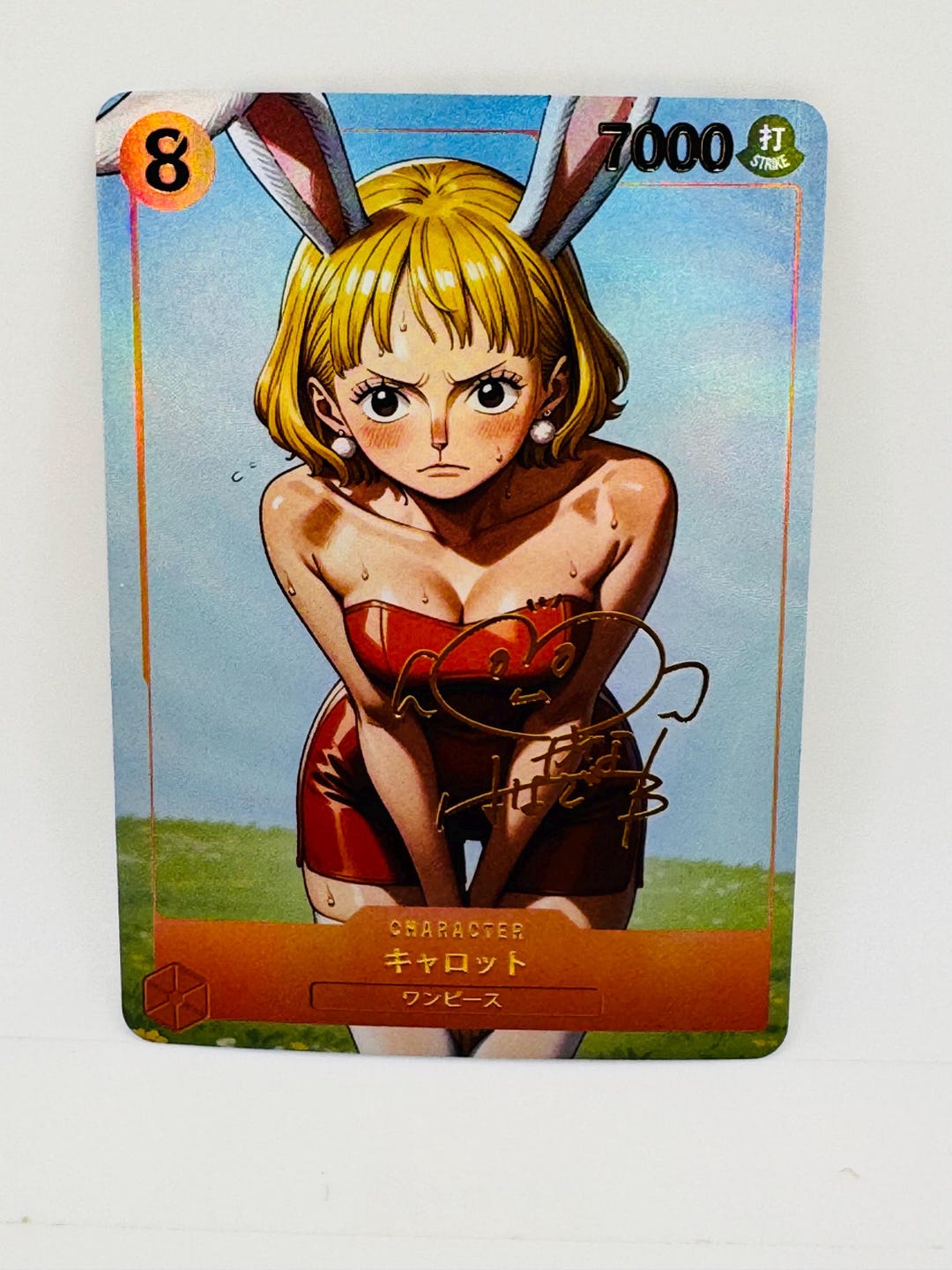 One Piece Goddess Carrot Bunny Doujin Kawai DIY Anime Card - Etsy