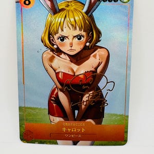 One Piece Göttin Karotte Häschen Doujin Kawai DIY Anime Karte