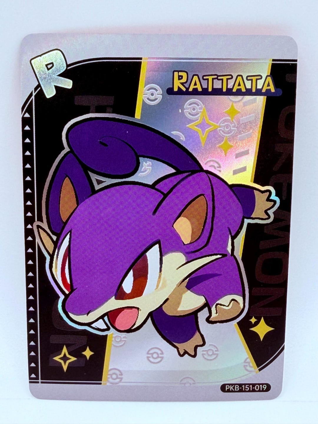 Pokemon Baby Rattata DIY Doujin Kawaii Holo Art Card - Etsy