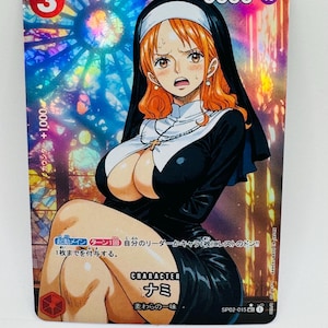 One Piece Göttin Nami #3 NUN Doujin Kawai DIY Anime Karte