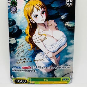 One Piece Göttin Nami Hot Spring Spezielle Doujin Kawai DIY Anime Karte