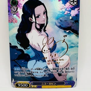 One Piece Göttin Coco Robin Hot Spring Special Doujin Kawai DIY Anime Karte