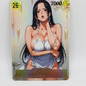 One Piece Goddess Boa Hancock #35 Beauty Special Doujin Kawai DIY Anime Card