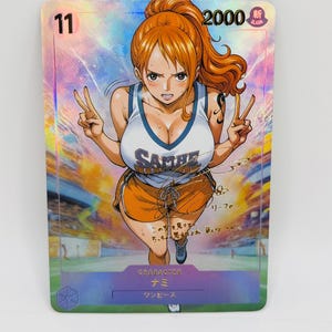 One Piece Göttin Nami #2 Beauty Special Doujin Kawai DIY Anime Karte