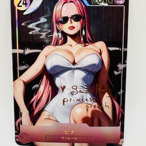 One Piece Göttin Hina Hasenohren Spezielle Doujin Kawai DIY Anime Karte
