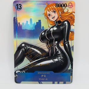 One Piece Göttin Nami #4 Beauty Spezial Doujin Kawai DIY Anime Karte