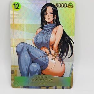 One Piece Goddess Boa Hancock #12 Beauty Special Doujin Kawai DIY Anime Card