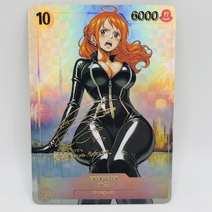 One Piece Göttin Nami #18 Beauty Spezial Doujin Kawai DIY Anime Karte