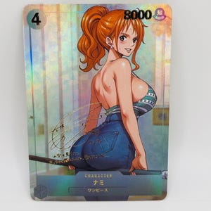 One Piece Göttin Nami #13 Beauty Spezial Doujin Kawai DIY Anime Karte