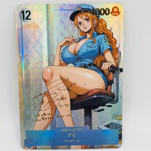 One Piece Göttin Nami #3 Beauty Special Doujin Kawai DIY Anime Karte