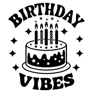 Happy birthday svg, Cake topper svg, Birthday party, Birthday shirt svg, Instant download, Svg files for cricut