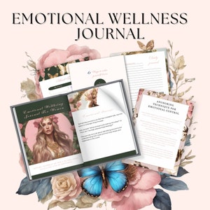 Emotionales Wohlbefinden Tagebuch mit Feedback Map - Self-Care Tagebuch für emotionales Wachstum und inneren Frieden - Digitales Journal