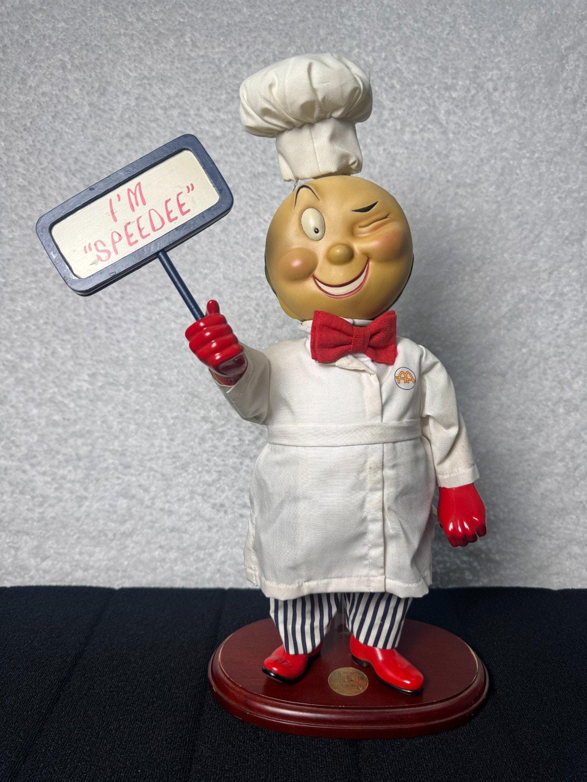 Mcdonald's Mcmemories Speedee Porcelain Doll 40th Anniversary 1995
