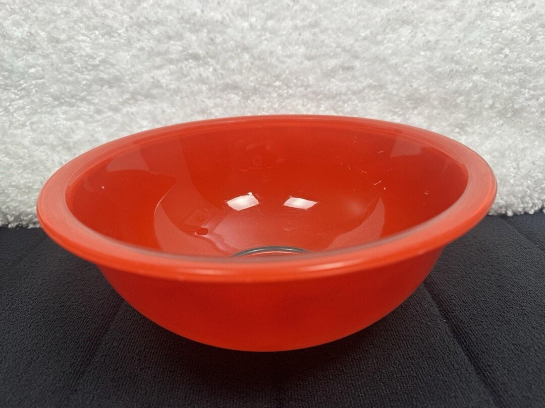 Vintage Pyrex Red Glass Clear Bottom Nesting Mixing Bowl #325 2.5L - Etsy