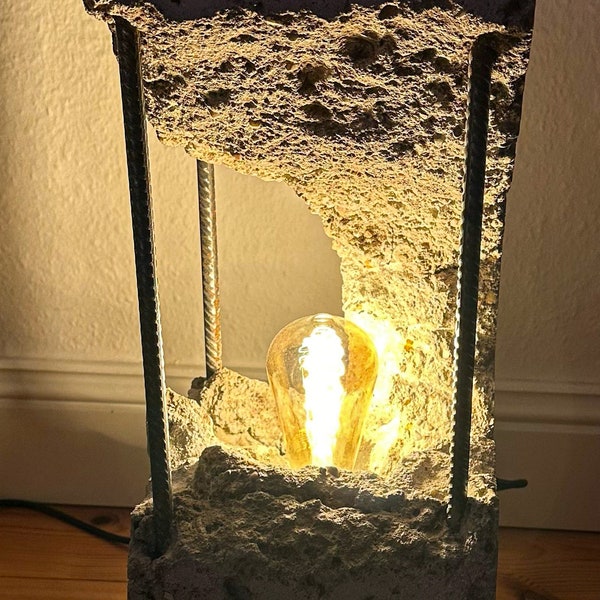 Beton Stehlampe - Tischlampe