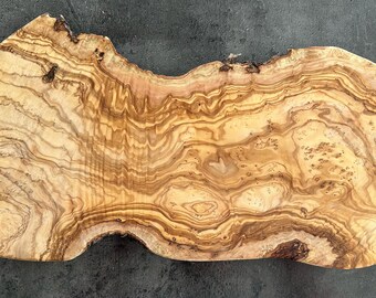 Rustic XXL steak board made of olive wood | Cutting board approx. 50 cm | BBQ grilling gift for men, garden party 2026