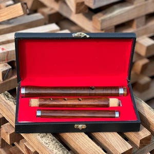 Irish Flute in D – 3-Part Rosewood Flute for Beginners | Student Level Wooden Flute with Case  | Celtic Instrument