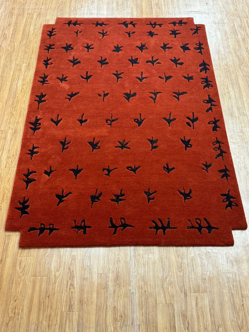 Big Buds Hand-tufted 100% Wool Handmade Area Rug Carpet for Home ...