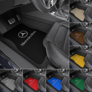 Mercedes-Benz Car Mats, Universal Car Floor Mats, Available Colors Options & Front-Rear Sets