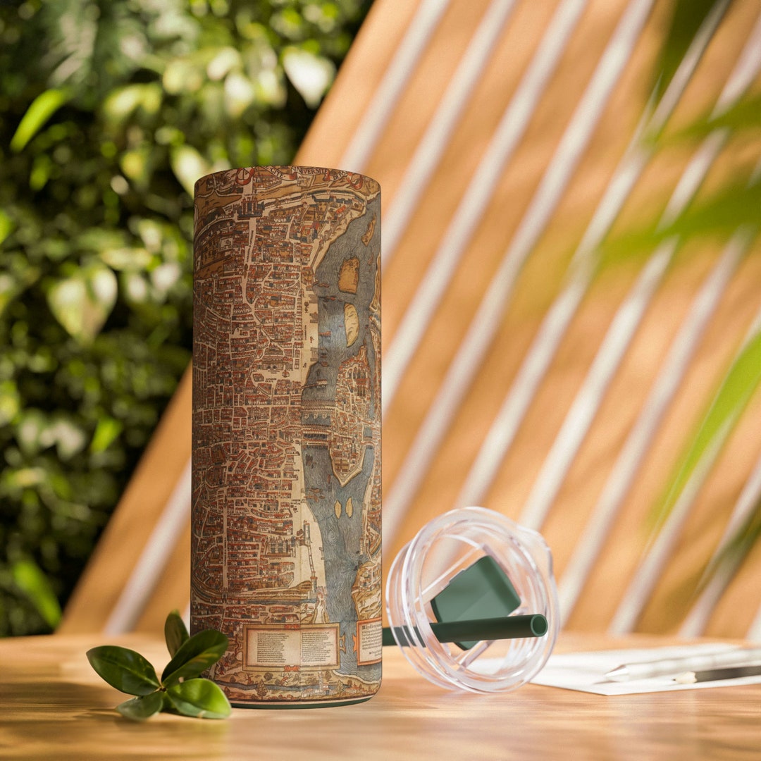 Plan of Paris 1980 by Truschet Et Hoyau Vintage Map Maars Maker Skinny