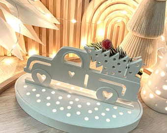 Silikonform / Gießform beleuchteter Einschiebersockel für 16cm Einschieber / Leuchtsockel für LED Lichterkette /Sockel/ Leuchtsockel/ Raysin