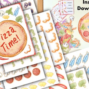 Build Your Own Pizza - Printable Activity - Instant Download image 2