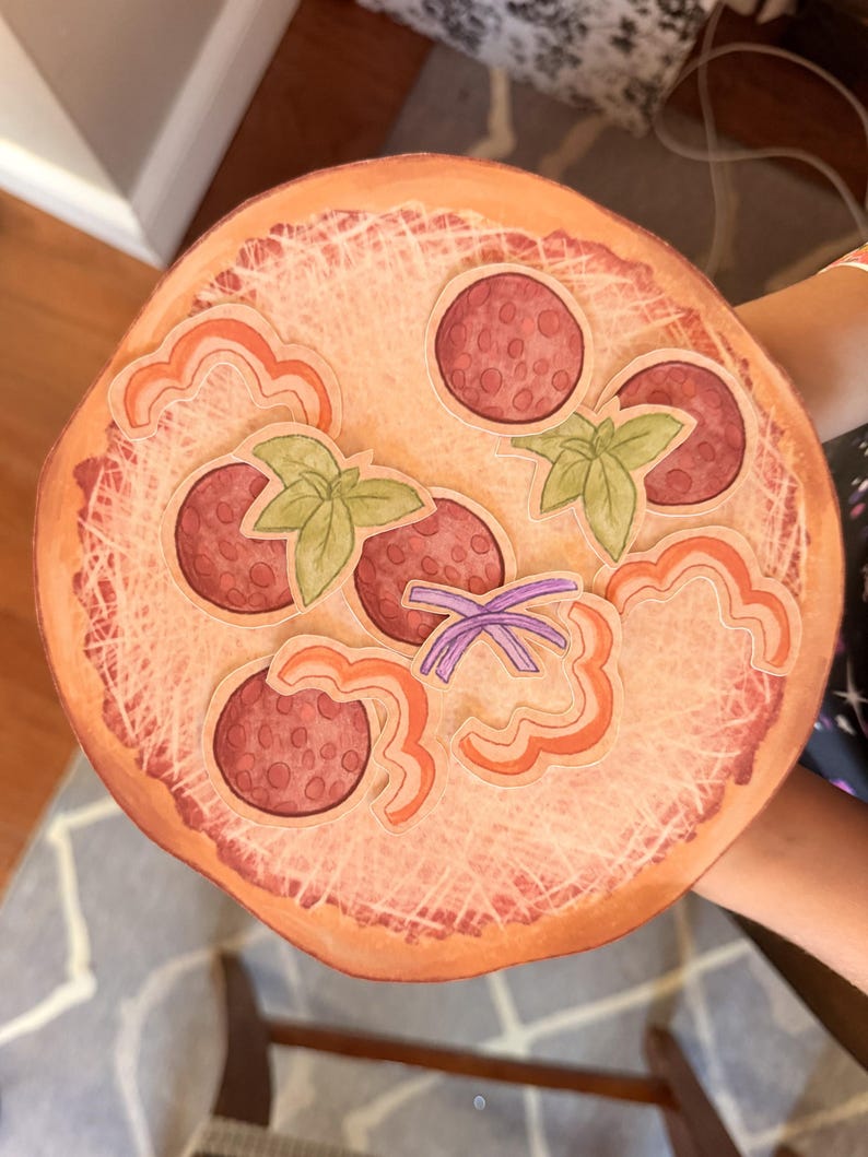 Build Your Own Pizza - Printable Activity - Instant Download image 4