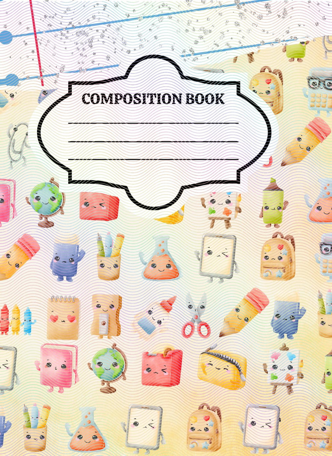 Composition Notebook Cover, Back to School, Composition Notebook ...