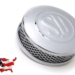 May include: Chrome air cleaner with a mesh screen and a raised "SL" logo.