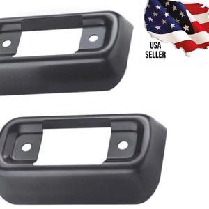 Black Muffler Bracket Cover Set Harley Davidson 1997-2013 Touring 80812-10 CVO s street glide road king electra cover covers