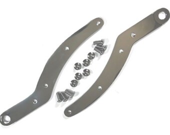 XJMOTO Chrome Quick Detach Stealth Mounting Luggage Rack Compatible With Harley Touring Road King Electra Glide Street Glide Road Glide FLHR FLH 2009-2023 - View #4