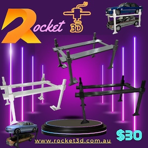 Soportes de coche modelo fundido a presión impresos en 3D 1/18 1//24 1/32 1/43 1/64 varios colores