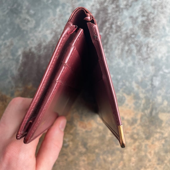 Authentic Cartier Burgundy Wallet Fine Leather Card Holder Sleek Money Holder Luxury Work Travel Gift for Her Him View 6