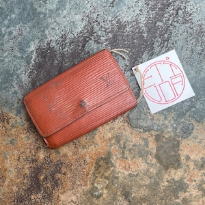 Louis Vuitton Key Holder Auténtico para mujer / Accesorios vintage Diseñador Regalo de lujo para ella / Envío mundial gratuito / Lujo de cuero marrón