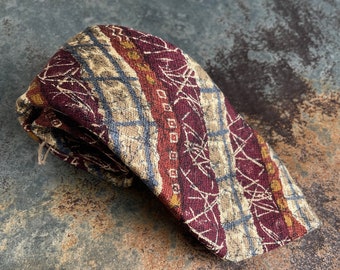 Vintage Enrico Coveri Brown Tie - Classic Men's Neckwear - Timeless Retro Elegance